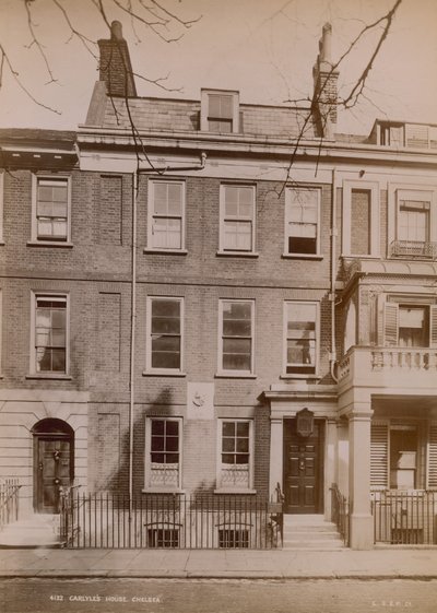 The Home of Thomas Carlyle by English Photographer